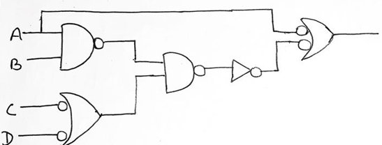 Realization of boolean expressions example 2