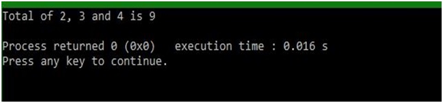 va_start() and va_end() functions of stdarg.h in C