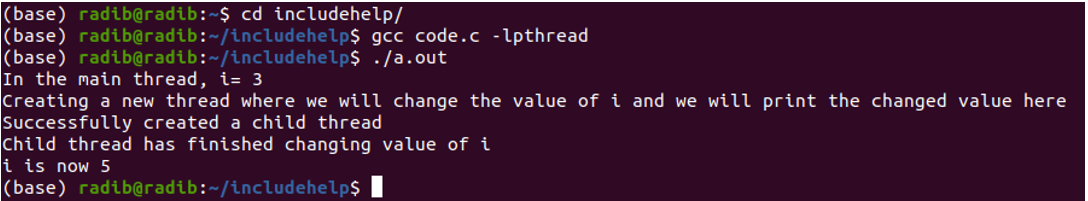 Multithreading in C/C++ with Examples (2)