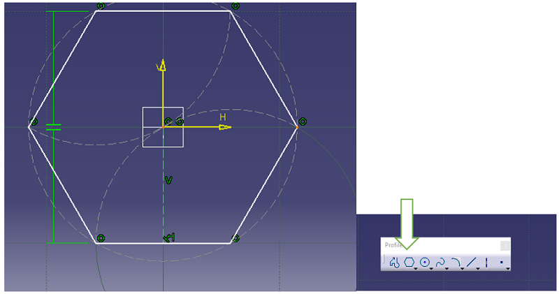 Groove on Hexagonal Prism (Step 4)