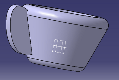 CATIA | Mug Using Shaft Feature (Step 14)