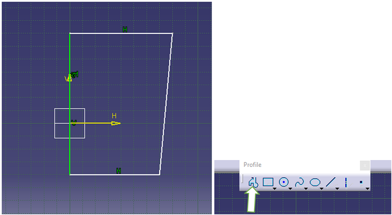 CATIA | Mug Using Shaft Feature (Step 4)