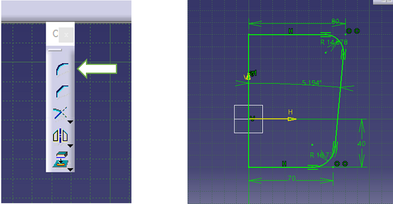 CATIA | Mug Using Shaft Feature (Step 6)