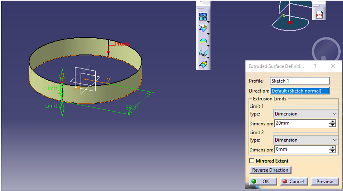 CATIA | Petri Dish (Step 7)