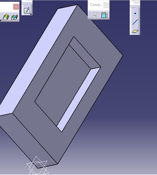 Catia | pocket feature (step 6)