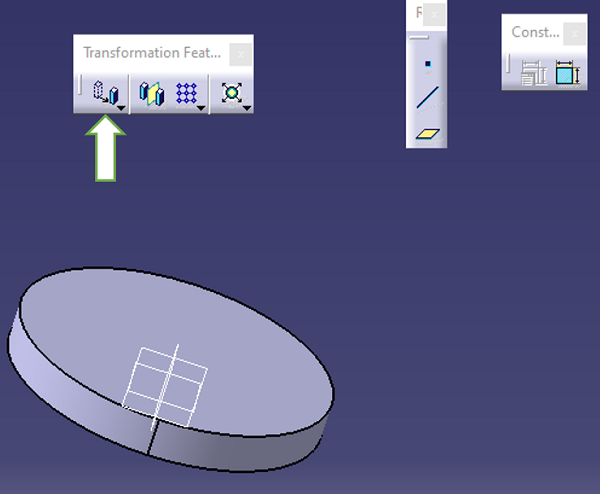 CATIA | Translation Feature (Step 9)