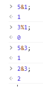 Bitwise Operators in JavaScript (Example 1)