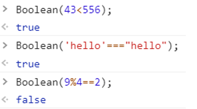 Boolean in JavaScript Example 3