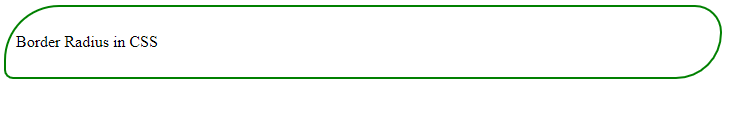 Border Radius Property in CSS | Example 5