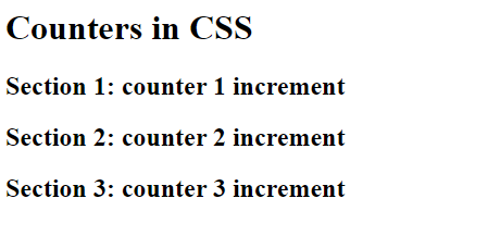 Counters in CSS | Example 4