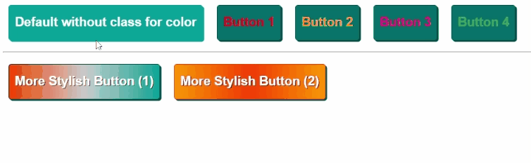 Example: Create and style text buttons