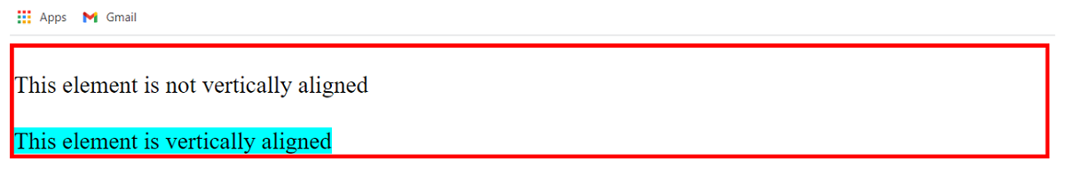 CSS vertical-align Property | Example 1