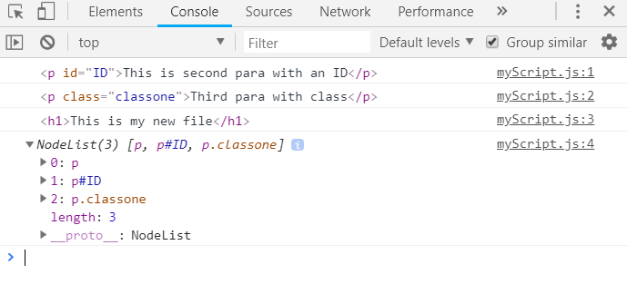 DOM with JavaScript 6