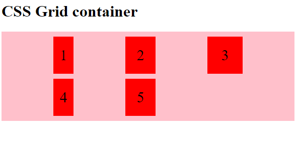 CSS | Grid Container | Example 3