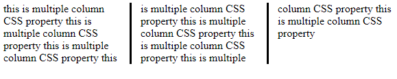 CSS Multiple Columns | Example 3