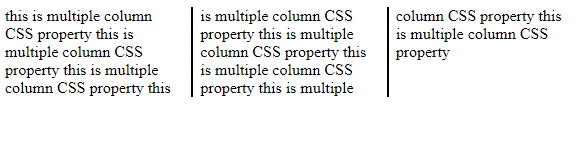 CSS Multiple Columns | Example 4