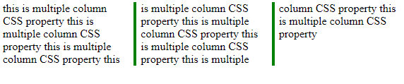CSS Multiple Columns | Example 7