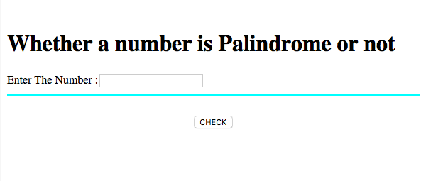 JS - check palindrome output