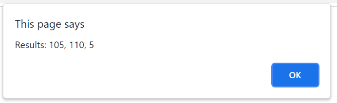 Round off a number to next multiple of 5 using JavaScript (2)