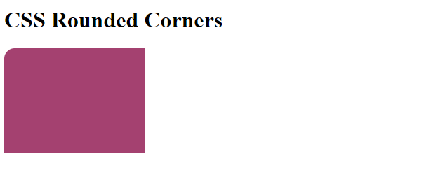 Rounded Corners in CSS | Example 2