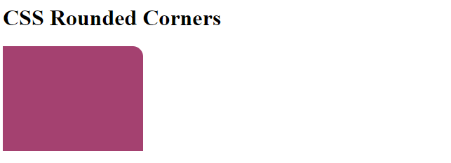 Rounded Corners in CSS | Example 3