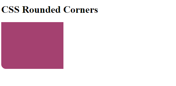 Rounded Corners in CSS | Example 4