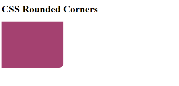 Rounded Corners in CSS | Example 5