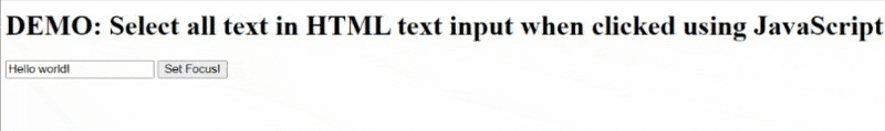 select all text in HTML text input when clicked (2)