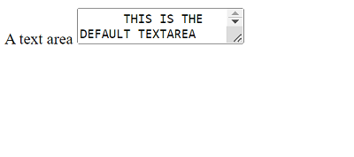 Example 1: Size a textarea