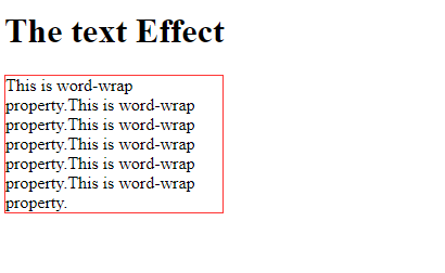 CSS Text Effects | Example 2