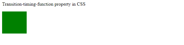 transitions Property using CSS | Example 4