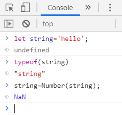 type conversion in JS | 3