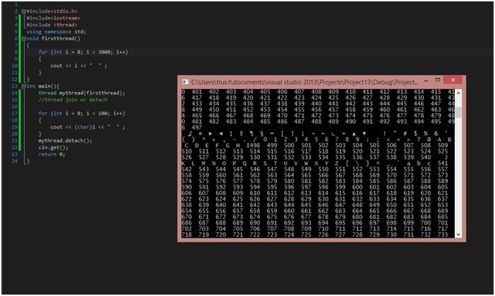 program, output - 7 mistakes made while using C++ Multithreading