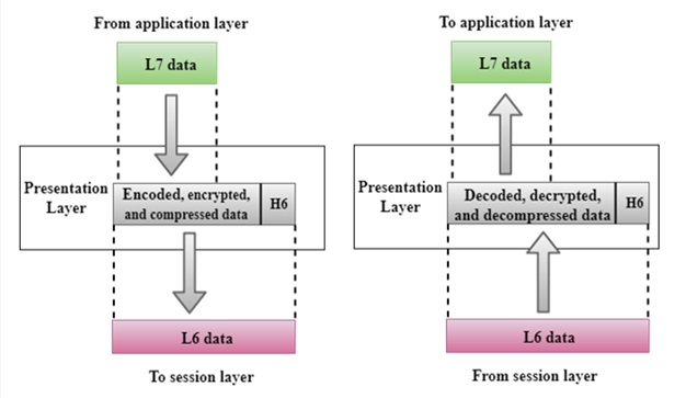 presentation layer three primary functions