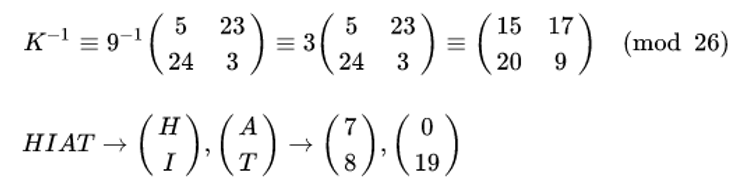 Hill Cipher 10