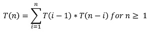 Construct all possible BSTs with keys 1 to N (b)