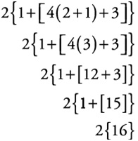 Nesting of parentheses using stack 1