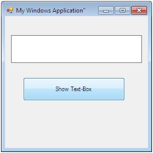 TextBox.Visible Property with Example in C#.Net