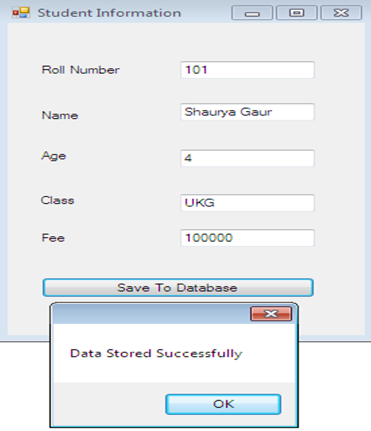 Insert Records into MySQL database in C# | 5