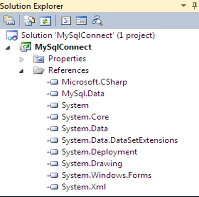 MySQL Database in C#