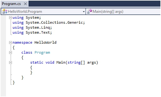 Hello World in C# - Your First C# Program