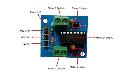 L293d Motor Driver Pinout Datasheet Arduino Connections 53 Off