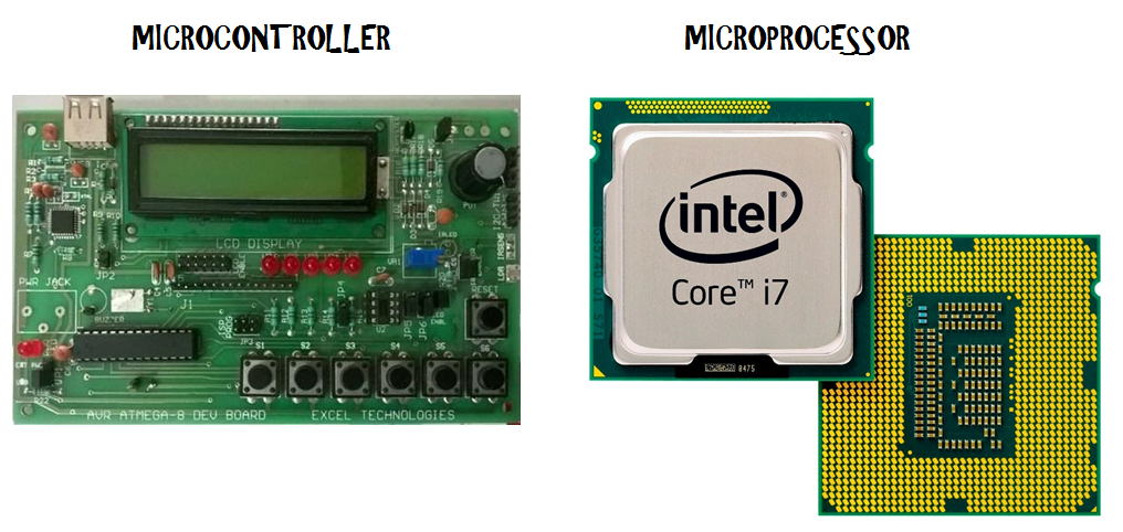 Microcontrollers vs Microprocessors