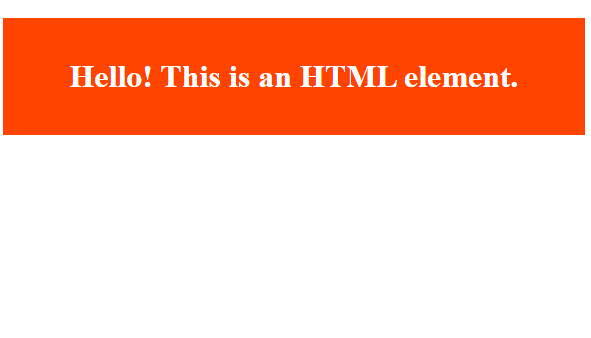HTML The id attribute | Example 1