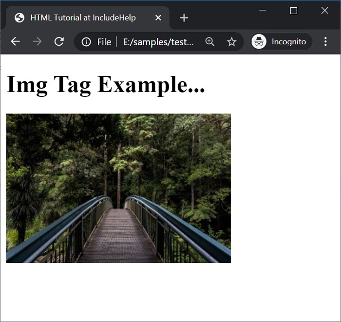 HTML | img Tag