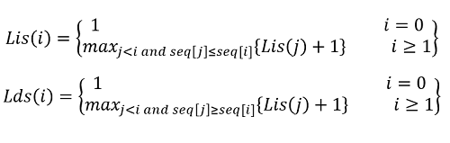 Minimum number of deletions to make a sorted sequence