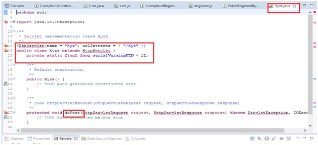 Servlet file in Eclipse Mars 5