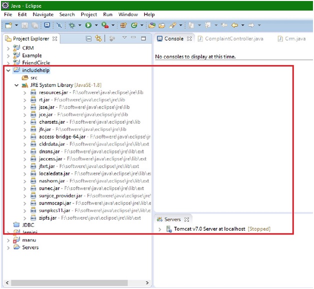 java project in eclipse 7