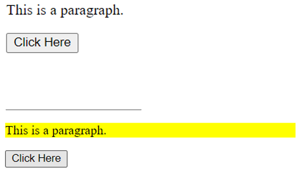 Example 1: bind() vs on() Methods