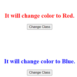 Example 2: Change class name